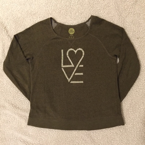 Life is Good “Love” sweatshirt size M - Picture 2 of 10